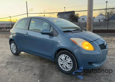 2007 Toyota Yaris z USA, uszkodzony, nr VIN JTDJT923475077619